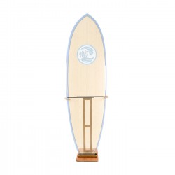 Wooden surfboard stand